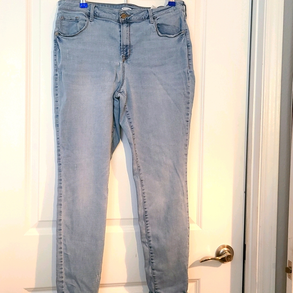 Old Navy super skinny light jeans sz16